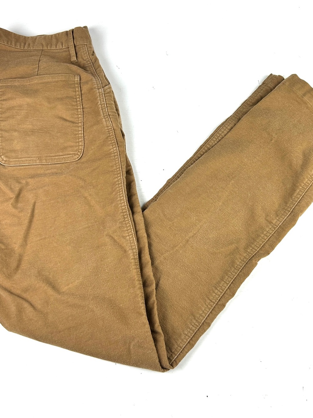 Taylor Stitch Pants Mens 32x34 Beige Foundation Organic Cotton Slim Chino Twill